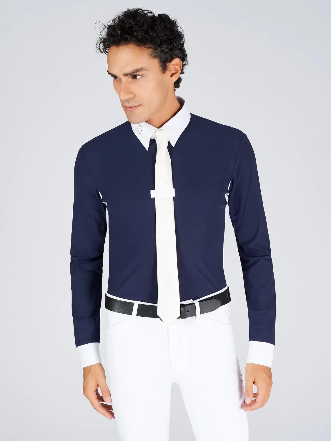 Vestrum Tenno wedstrijdshirt lange mouw heren 3-knoops