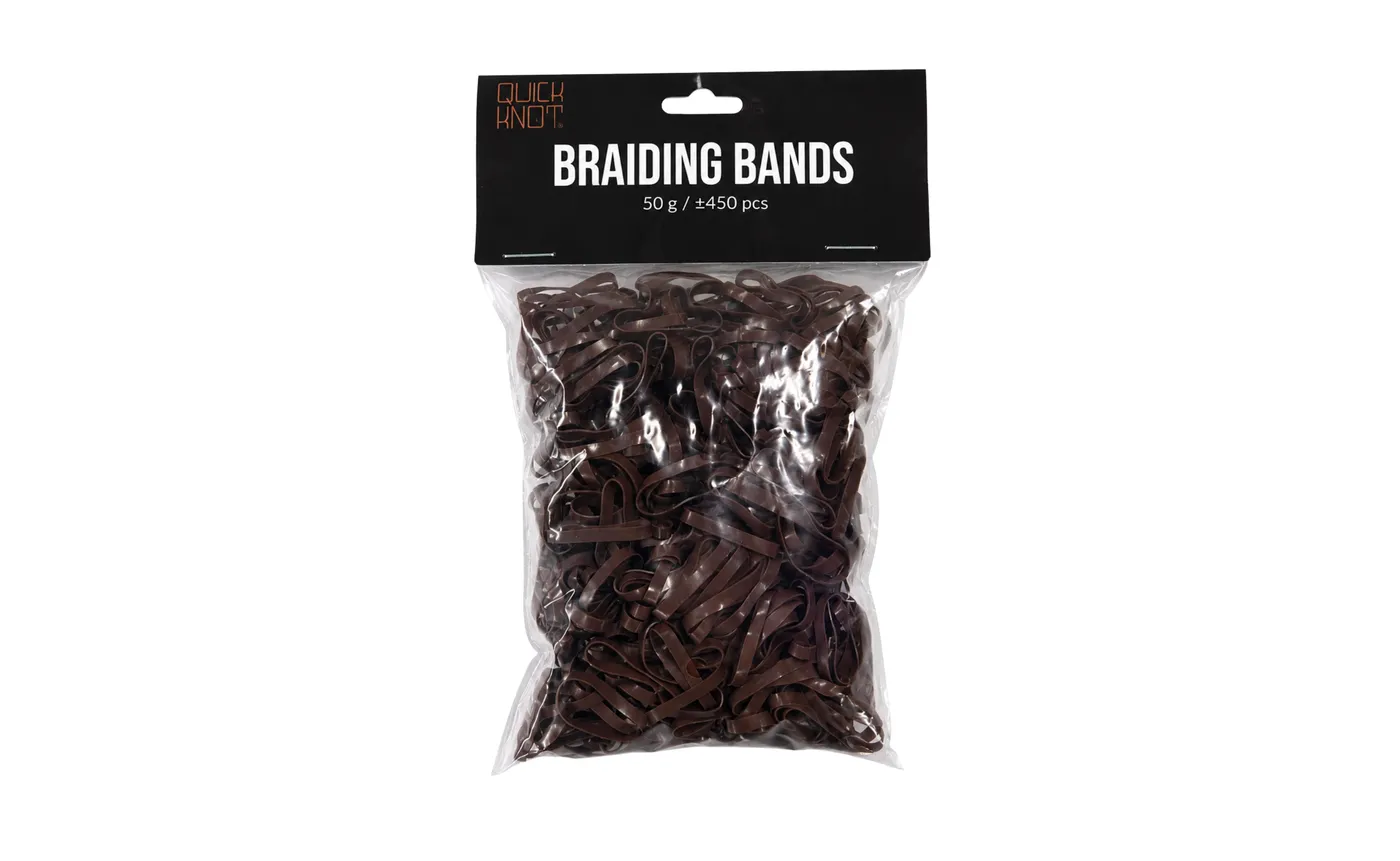 Quick Knot vlechtbandjes breed elastisch