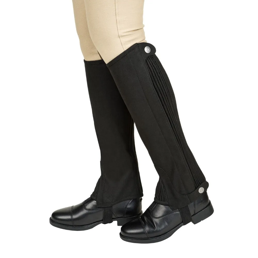 Lettia Suede half chaps kinderen Zwart maat 12 suède