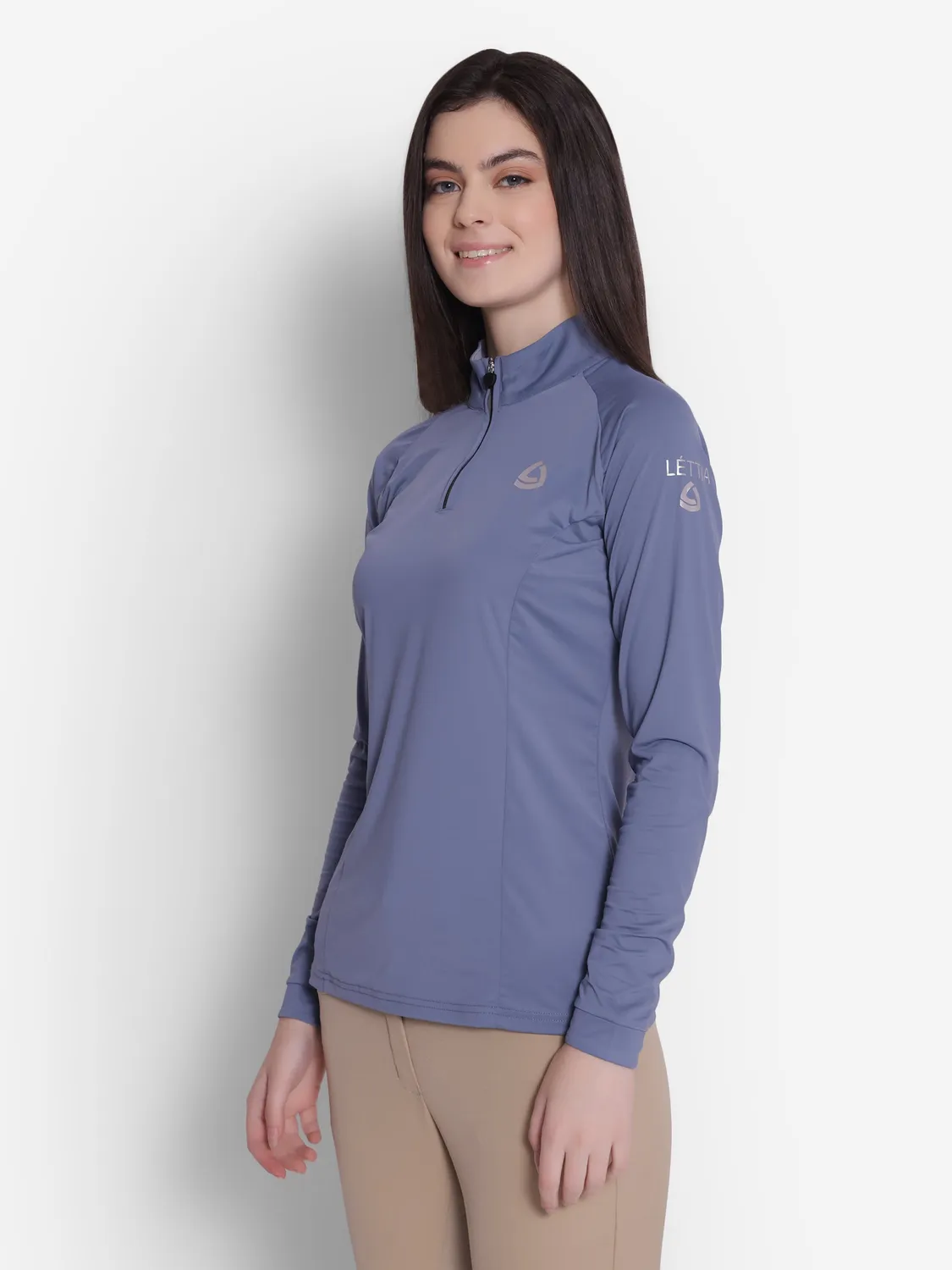 Lettia EquiFine zonneshirt dames lange mouw UPF50+
