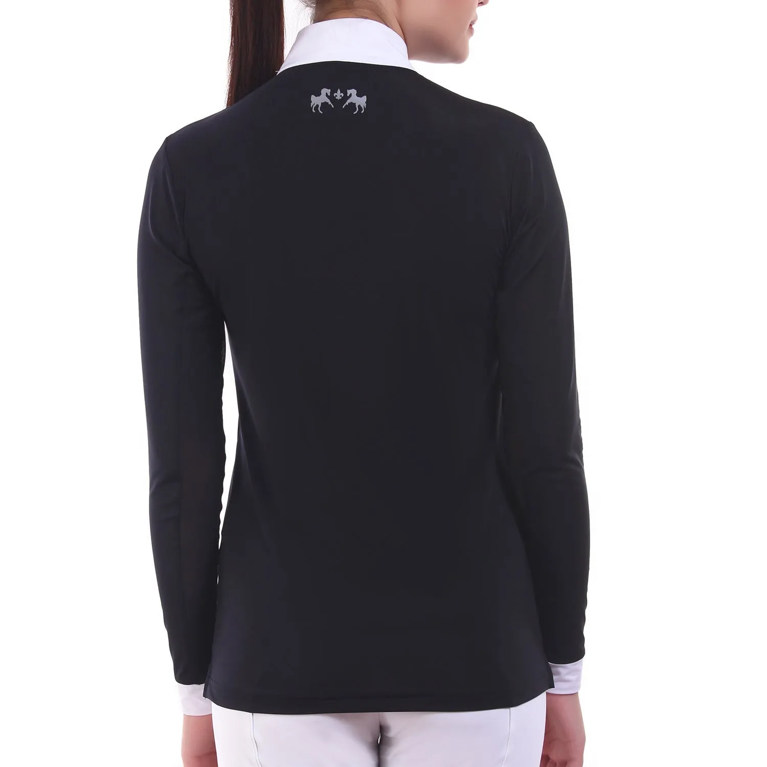 Equine Couture Icefil zonshirt dames zwart