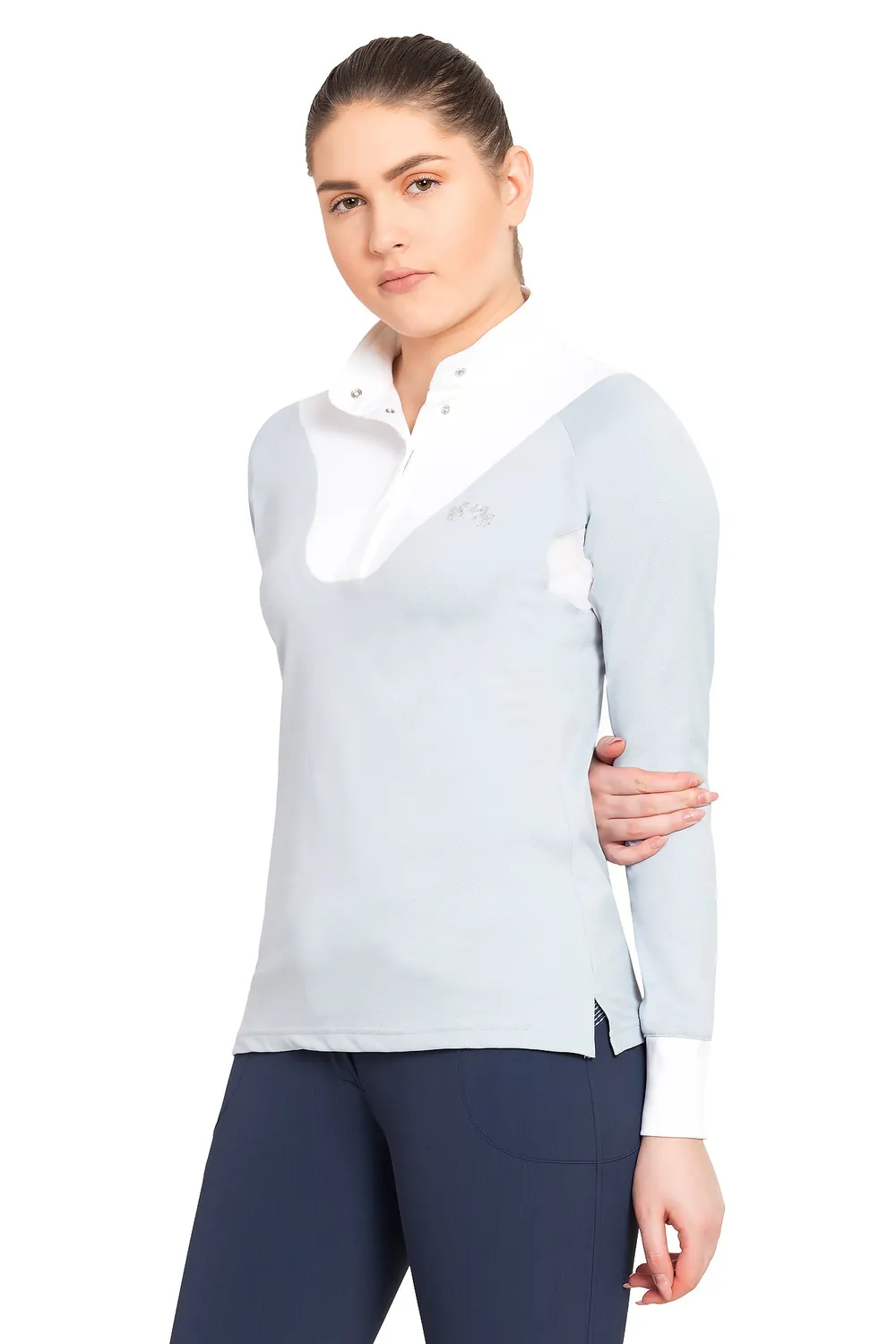 Equine Couture Maggie wedstrijdshirt dames mesh lange mouw