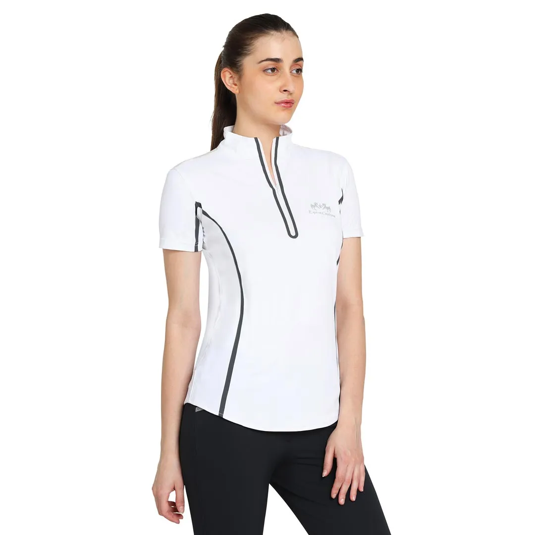 Equine Couture Ibiza sportshirt dames wit zwart XL UV