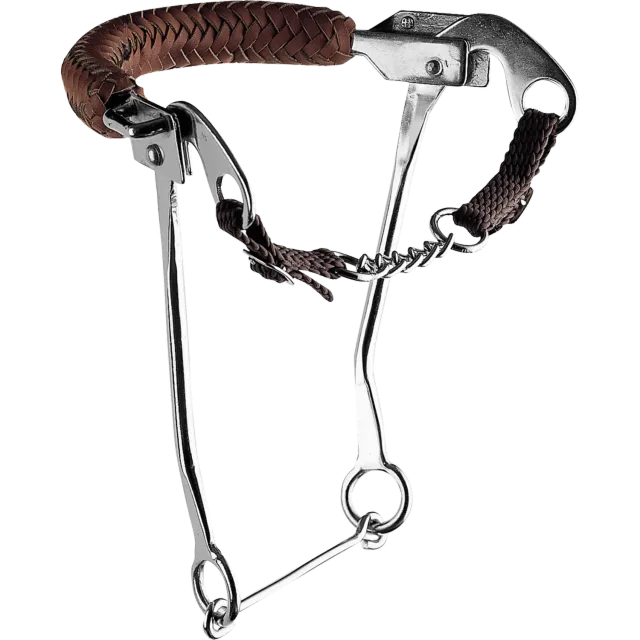 HS Sprenger Hackamore RVS met Kinketting Bitloos