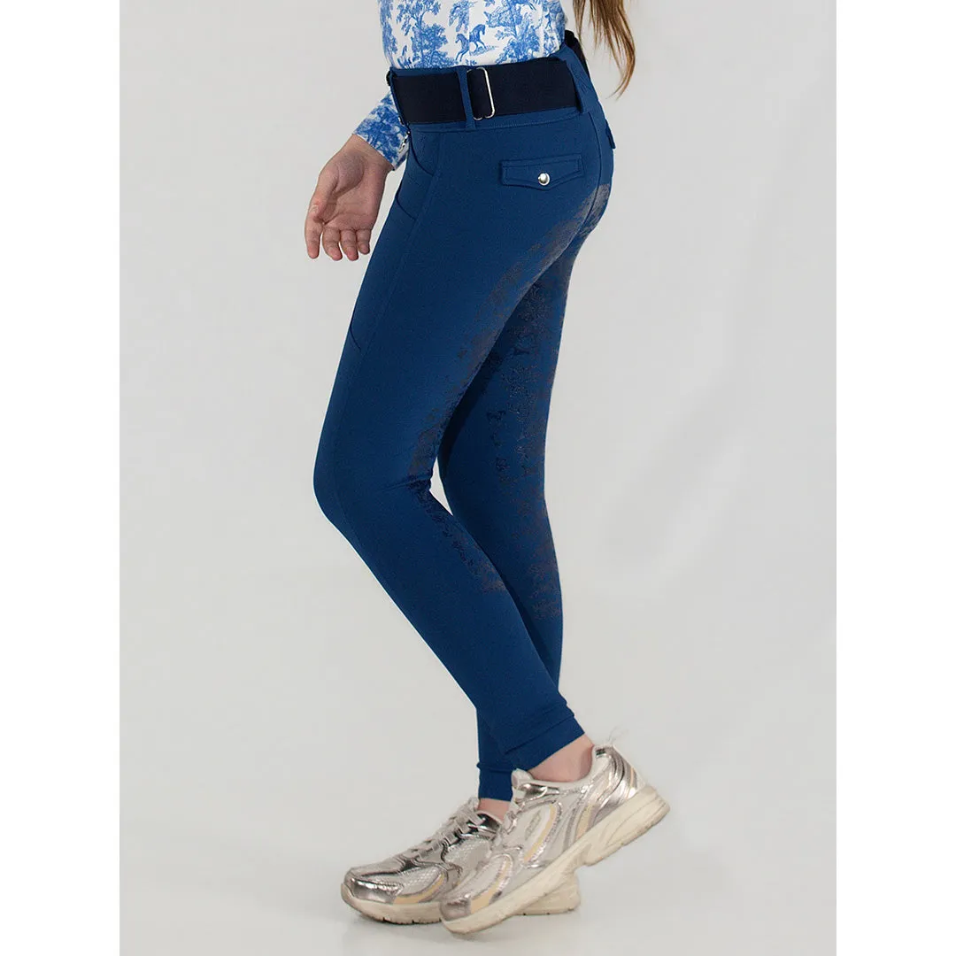 Dapplebay Kids Toile Essential rijlegging navy full seat