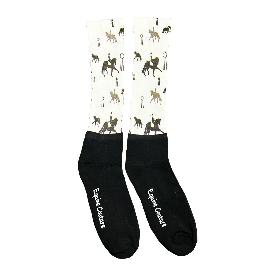 Equine Couture Down the Center Line laarssokken STD