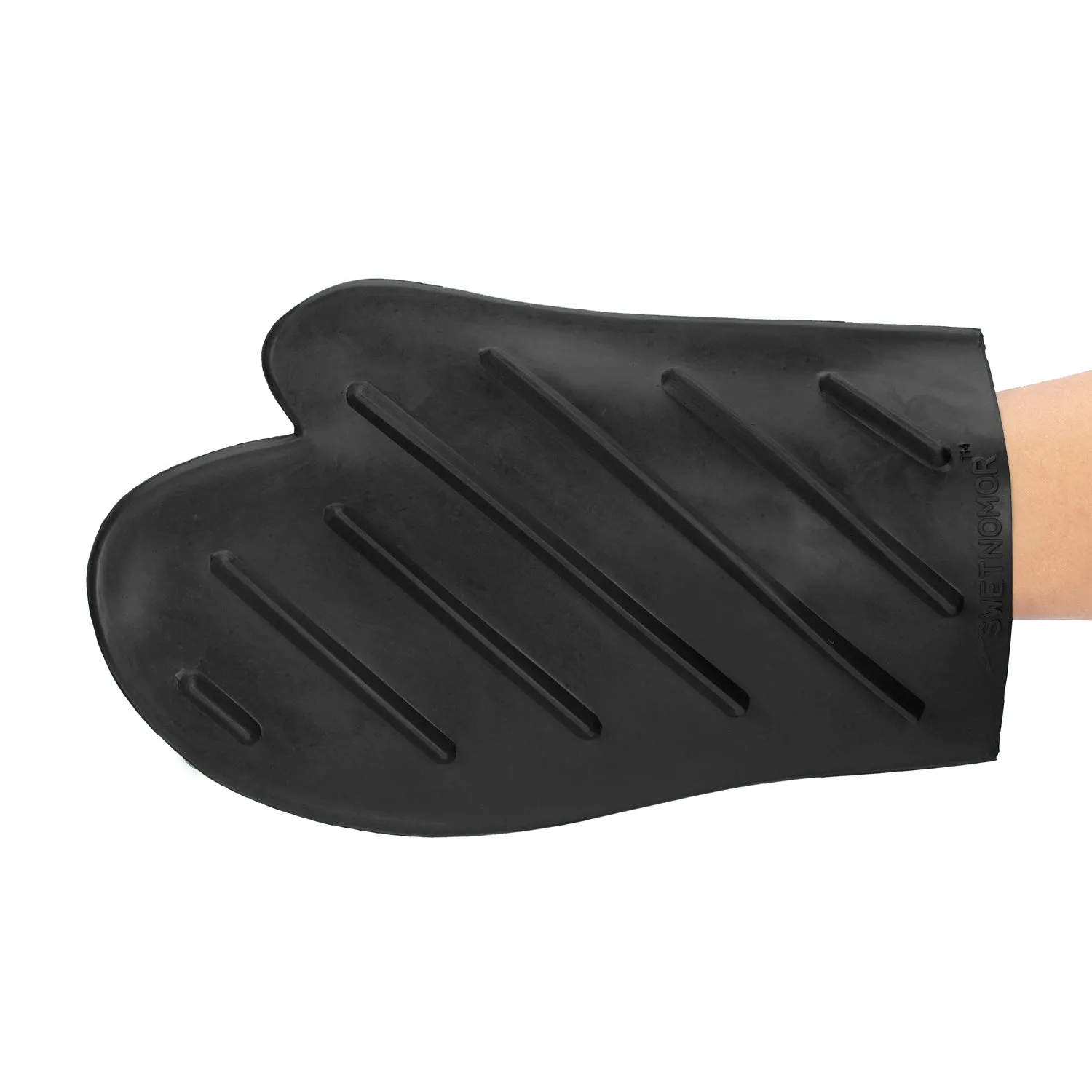 TuffRider Swetnomore rubber poets handschoen groen zweetmes