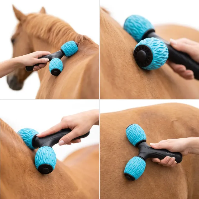 TuffRider Muscle Relief massage roller blauw dual