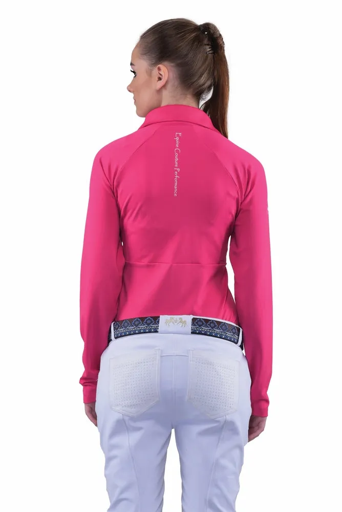 Equine Couture Oslo rijbroek wit siliconen kniepatch