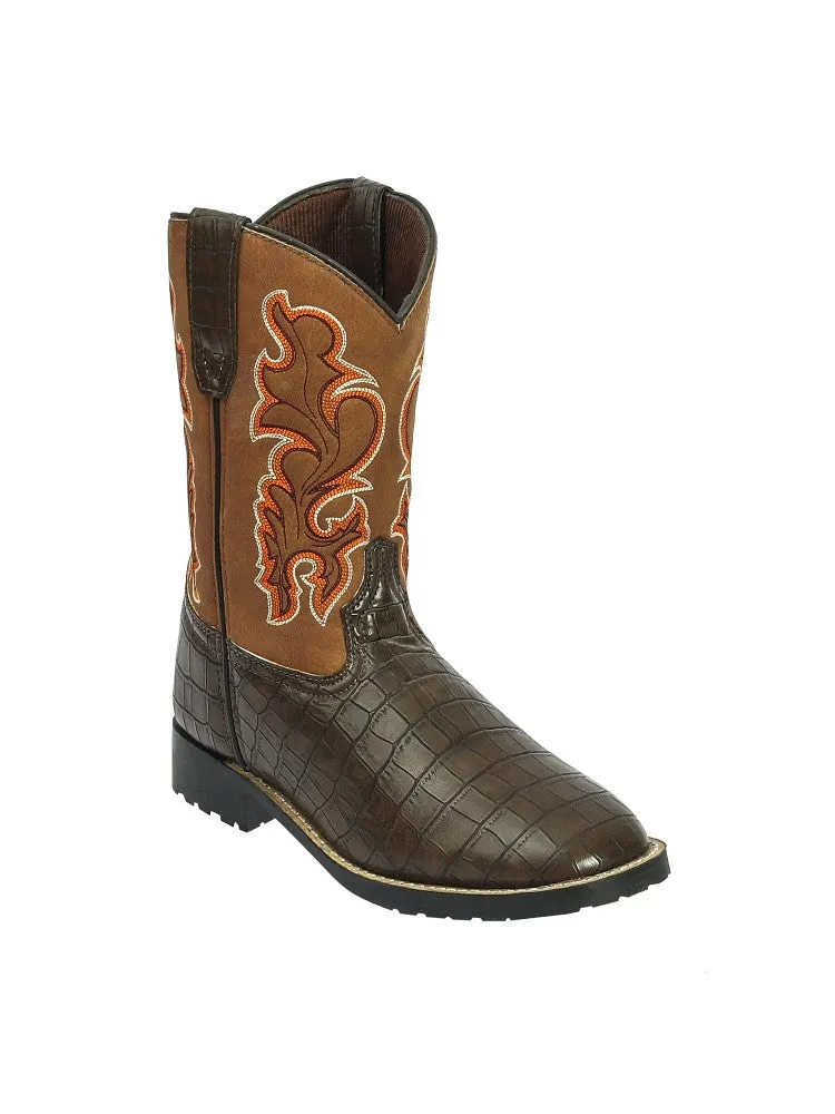 TuffRider Grand Teton westernlaars bruin 4 kids