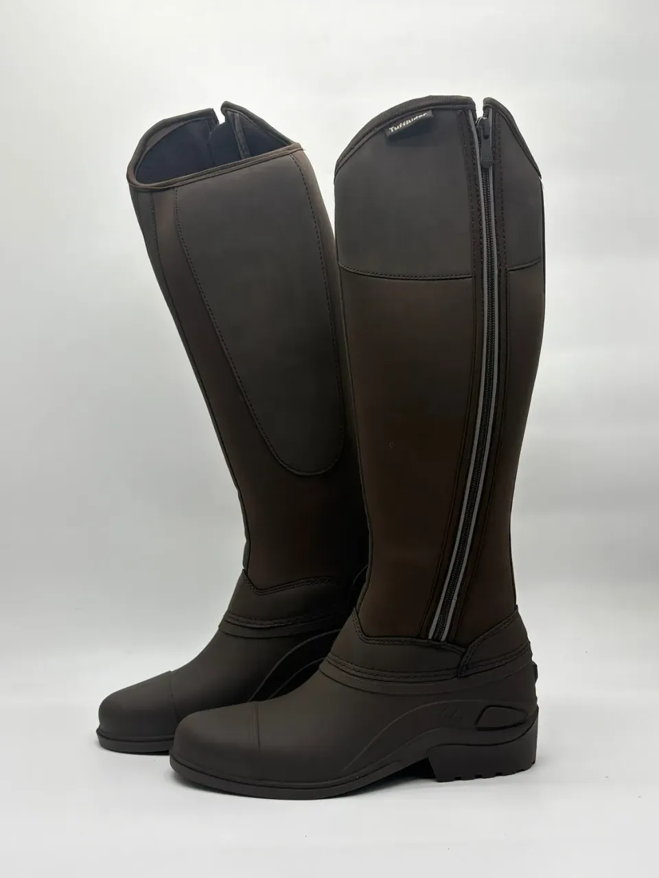 TuffRider Side Zip winterrijlaarzen bruin waterdicht