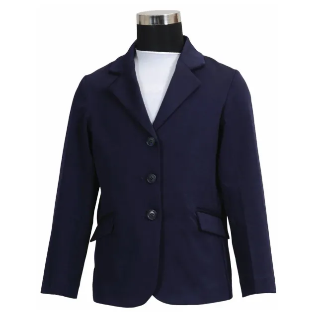 Equine Couture Raleigh kinder wedstrijdjasje navy stretch
