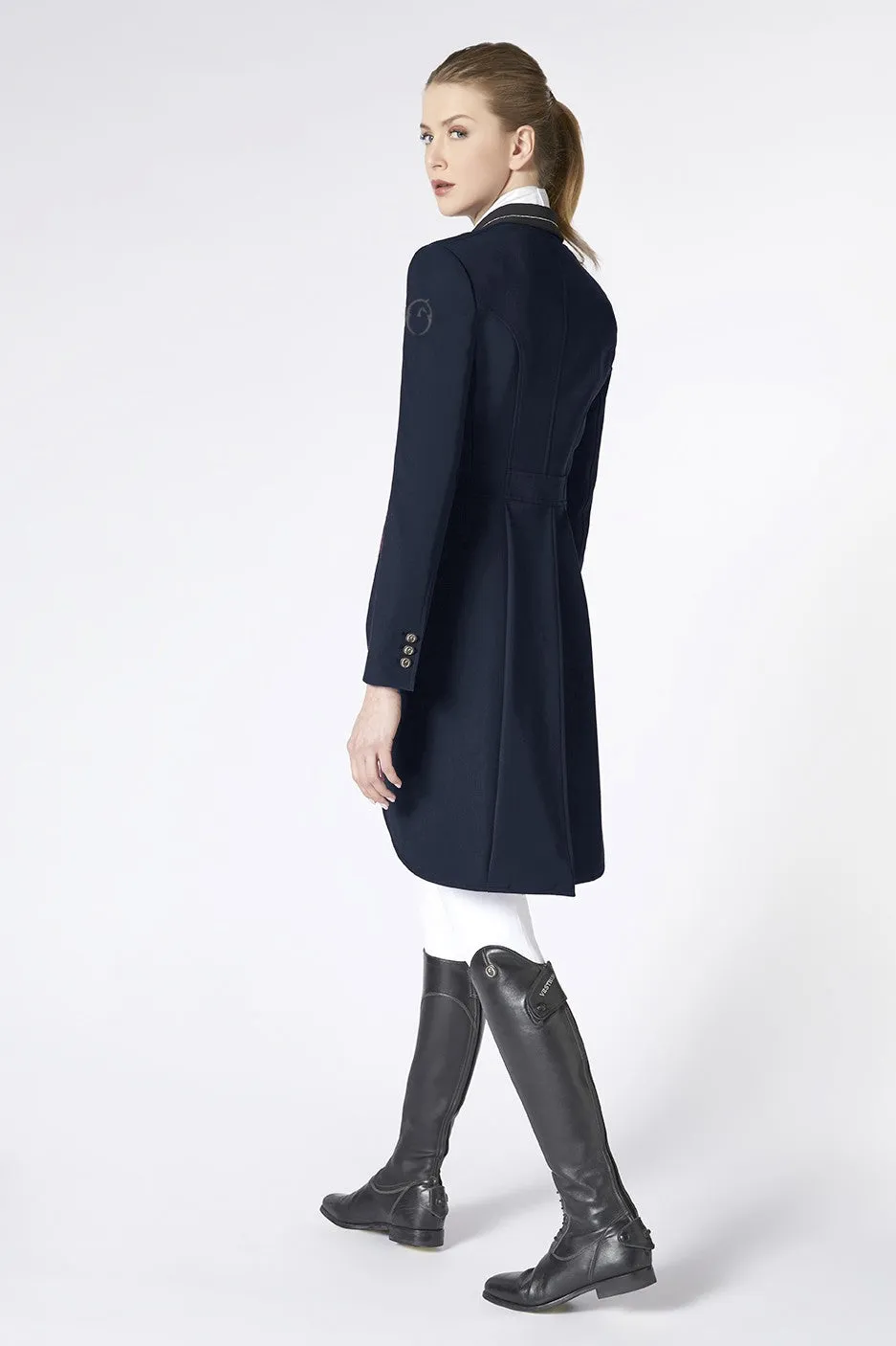Vestrum Mechel dames dressuurfrac blauw navy stretch
