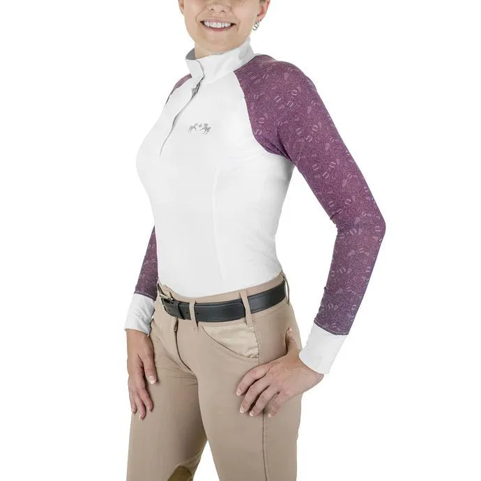 Equine Couture Smyrna showshirt lange mouw Daisy UV