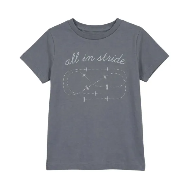 Dapplebay All In Stride kinder t-shirt moonrise katoen