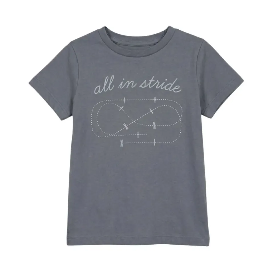 Dapplebay All In Stride kinder t-shirt moonrise katoen