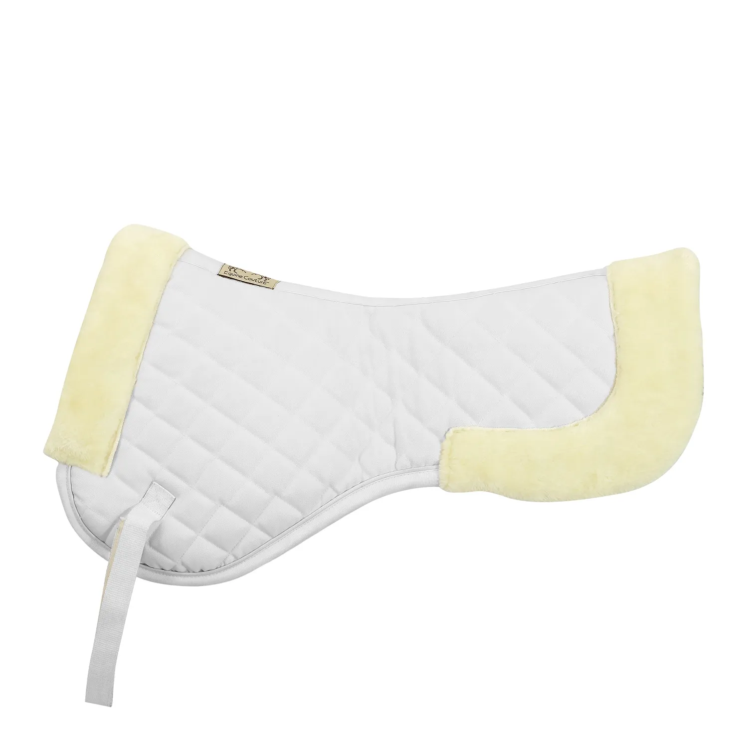 Equine Couture Hi Wither bontpad wit STD hoge schoft