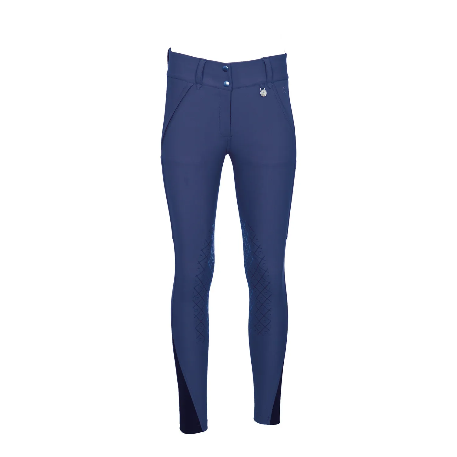 Dapplebay Sport Silicone Knee Patch rijbroek Purple Dusk