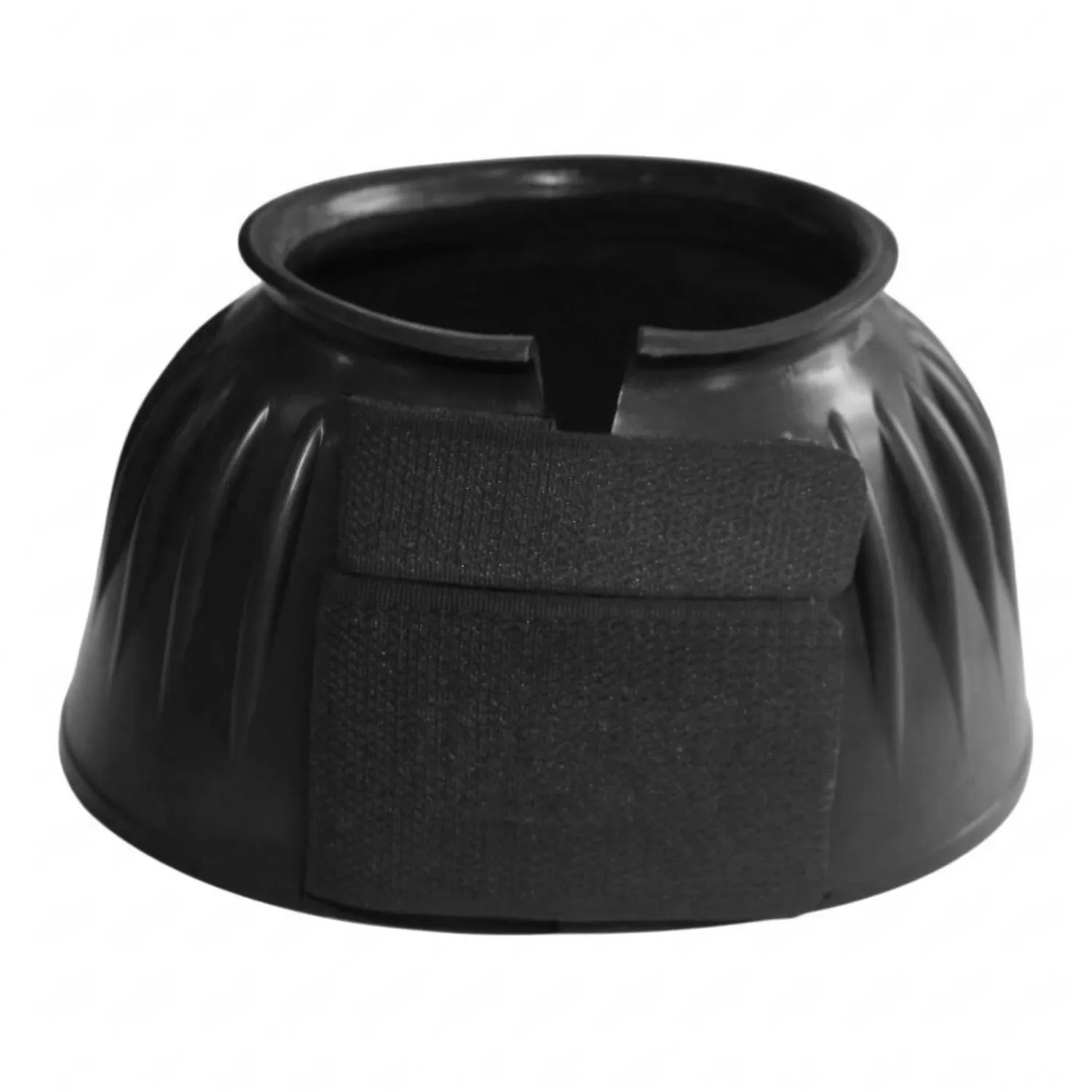 TuffRider Ribbed Rubber springschoenen zwart klittenband