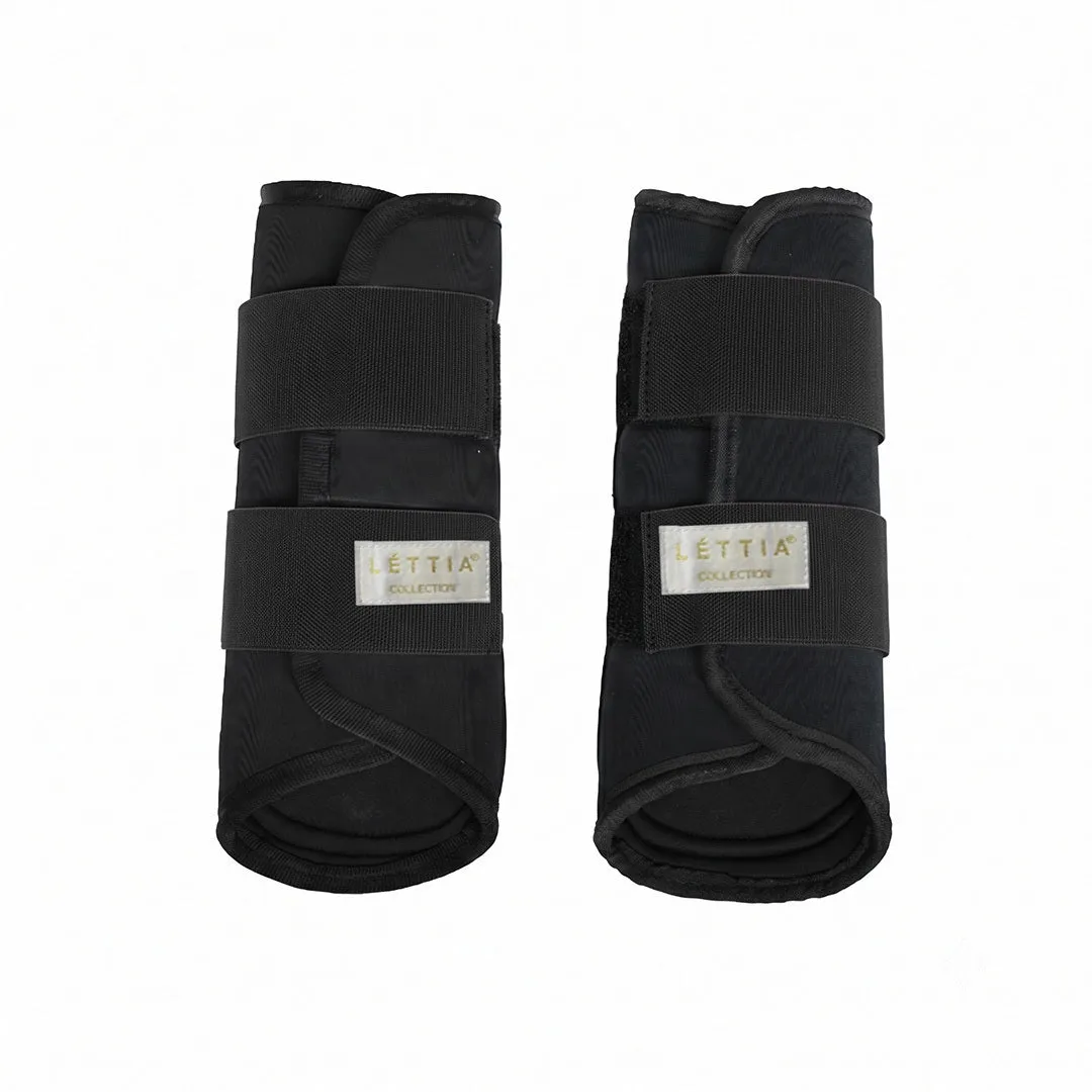 Lettia Shadow Brush Boots peesbeschermers roze paard