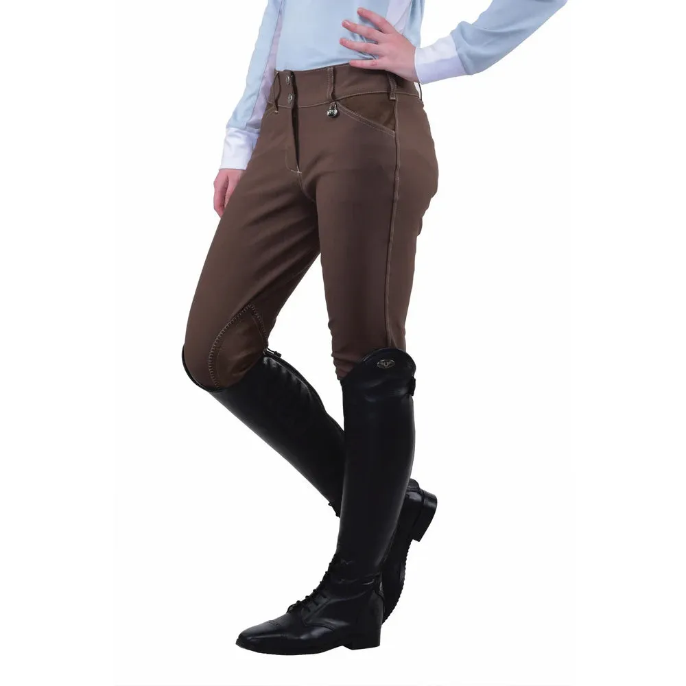 Equine Couture Sportif Natasha rijbroek zwart kniegrip