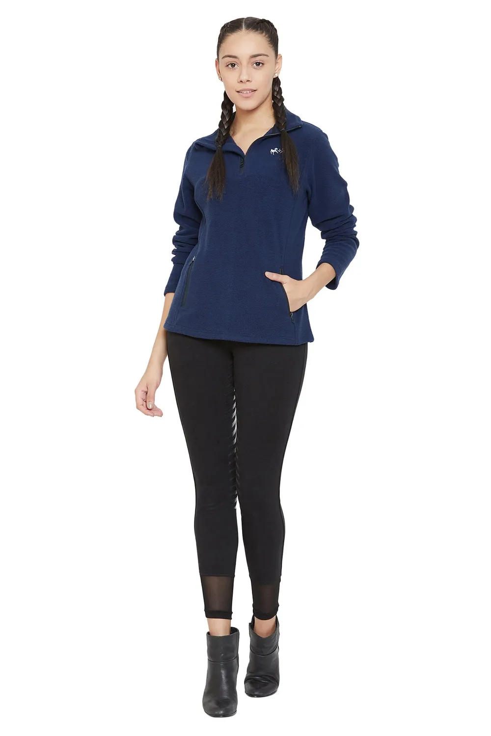 Equine Couture Ladies Pull Over trui saffron warme staltrui