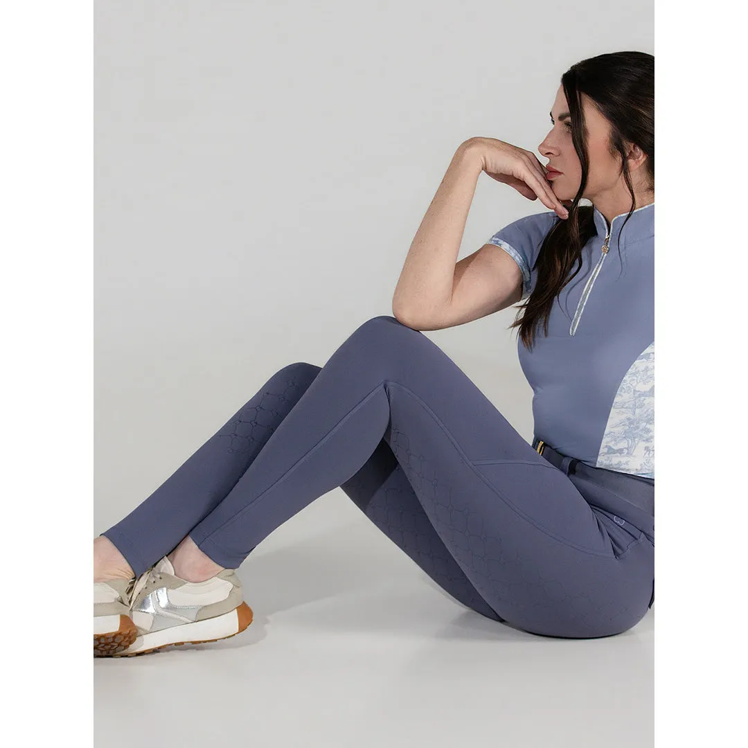 Dapplebay Essential rijlegging full seat Purple Dusk siliconen