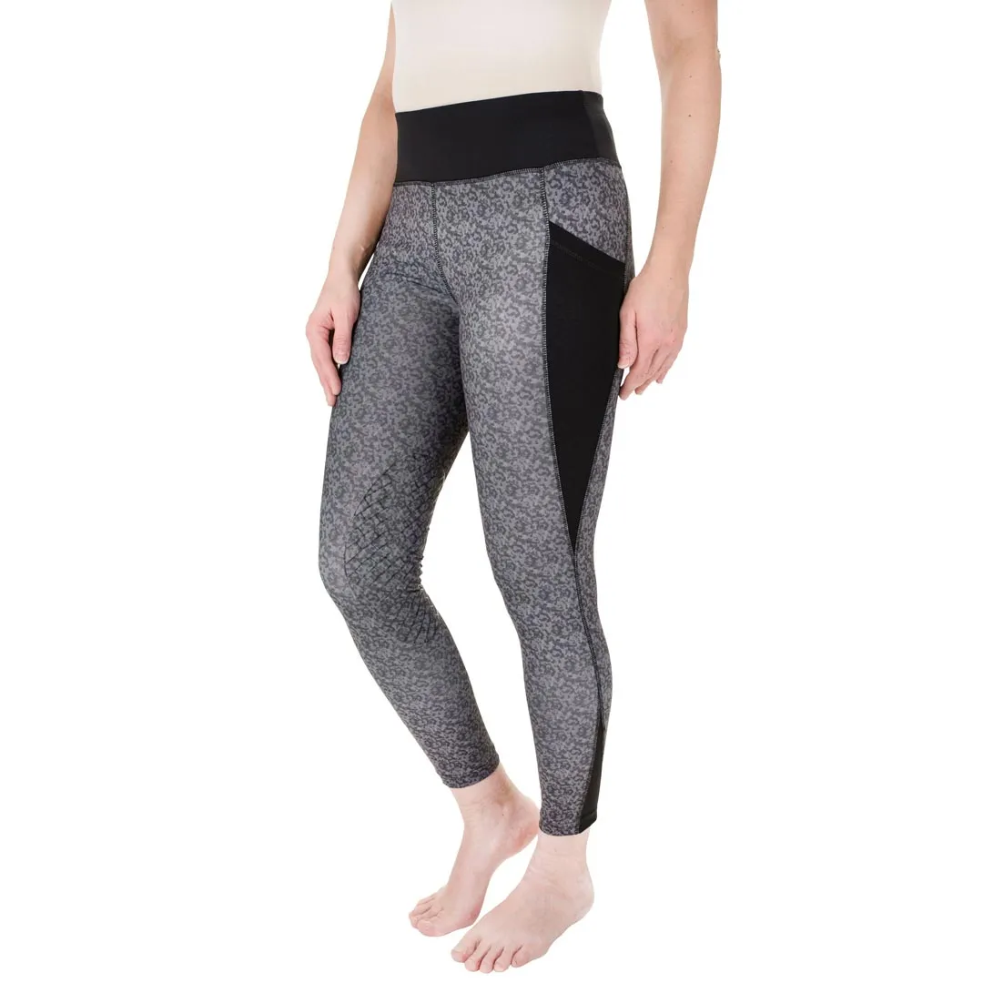 TuffRider Minerva Camo rijlegging Black/Charcoal ademend