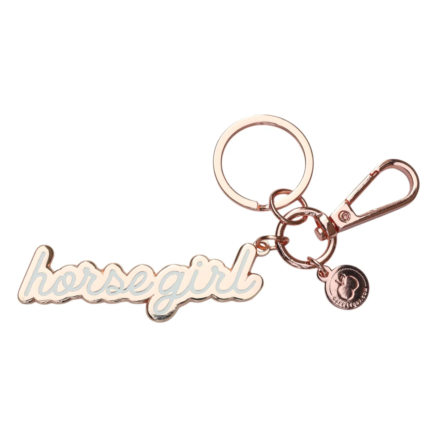 Dapplebay Horse Girl sleutelhanger paardenmotief