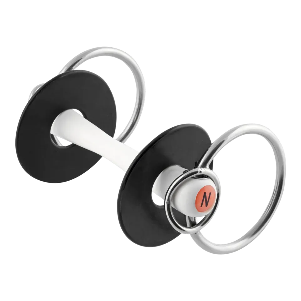 Herm Sprenger Nathe Standaardbit 20 mm paardenbit 130 mm met ring