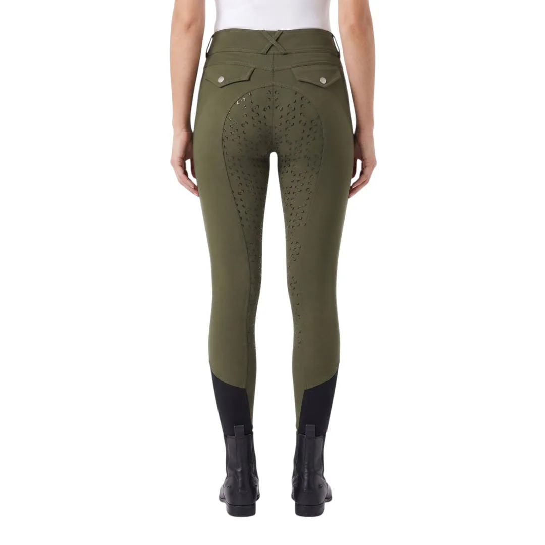Equine Couture Dalton Tech Nova rijbroek zwart full seat grip