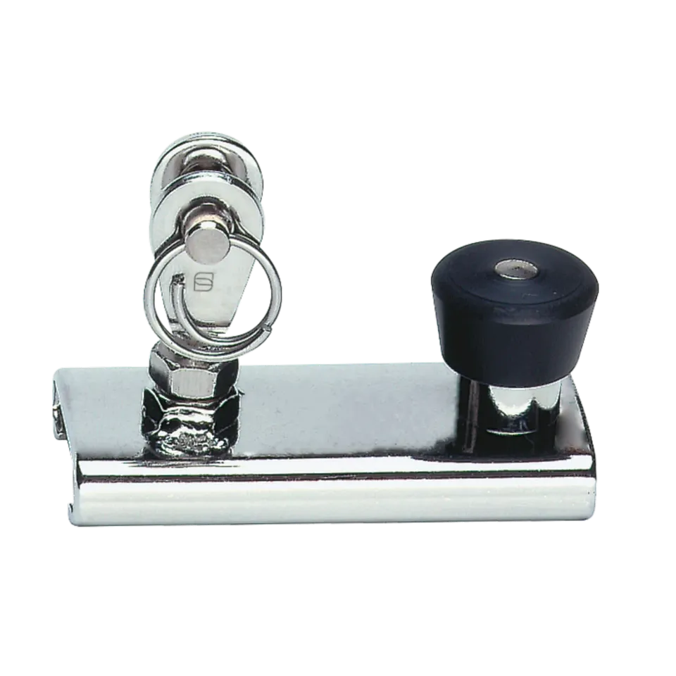 HS Sprenger Slede RVS voor rail 25x4 mm U-wervel M8