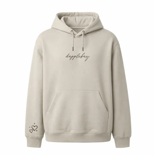 Dapplebay Tarot hoodie Buff geborduurd middelzwaar