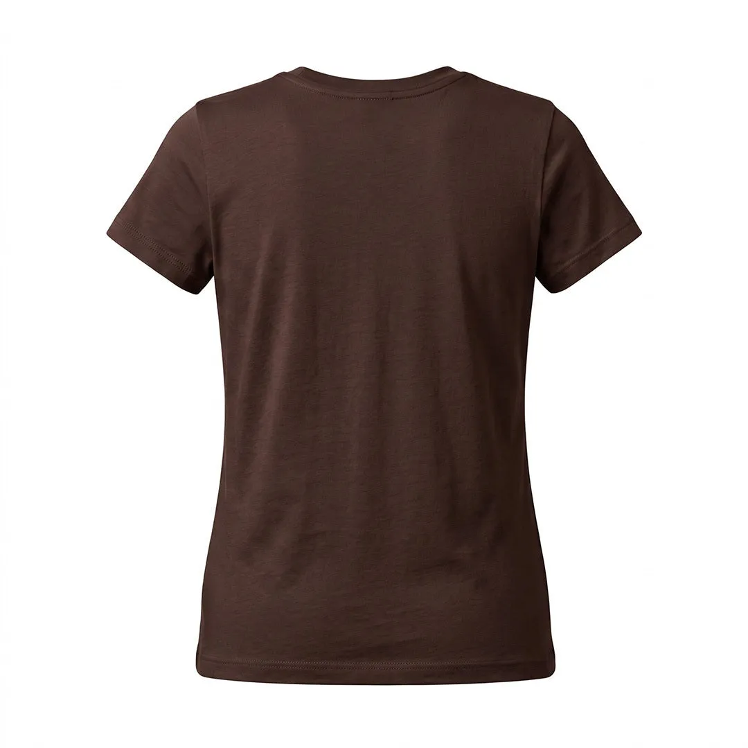 Dapplebay Iced Coffee Horses t-shirt chocolate