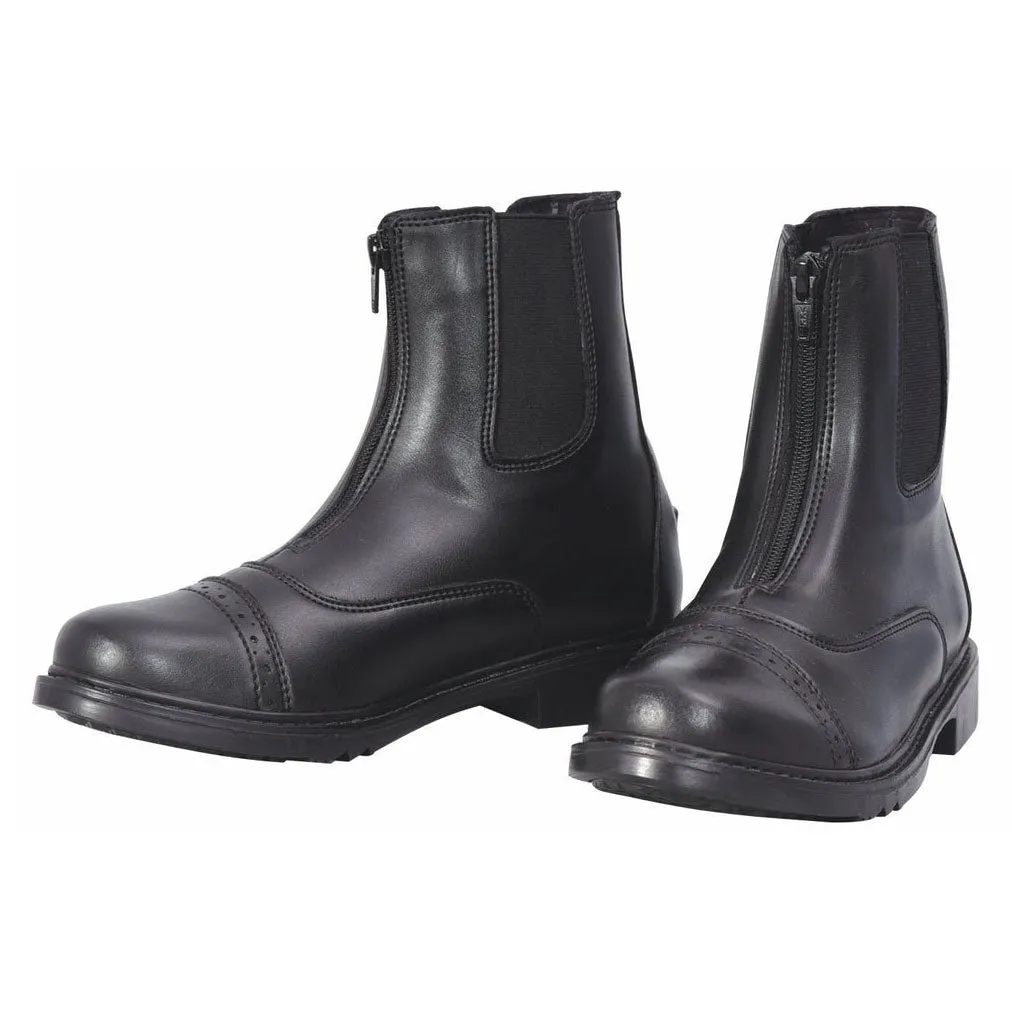 TuffRider Starter Front Zip rijlaarzen zwart waterdicht