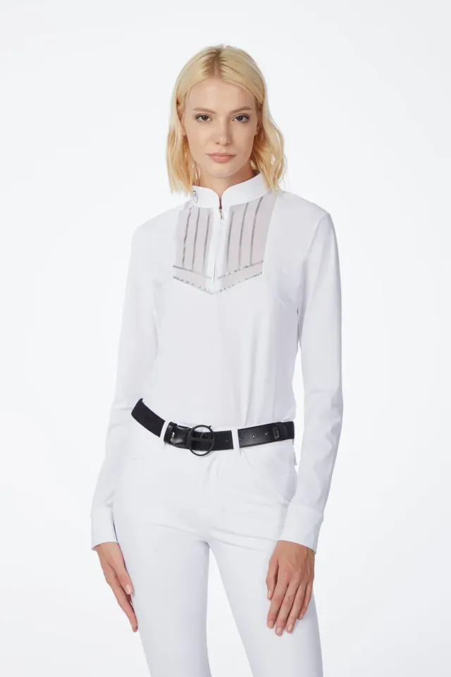 Vestrum Seville wedstrijdshirt dames Optical white LS