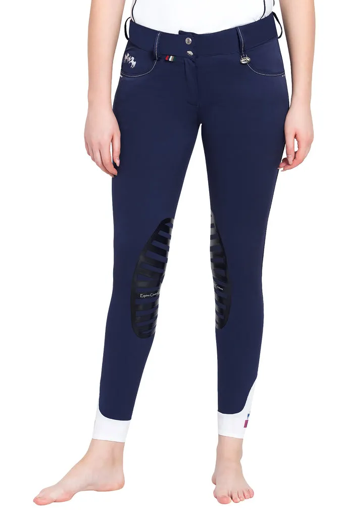 Equine Couture Darsy knee patch rijbroek wit