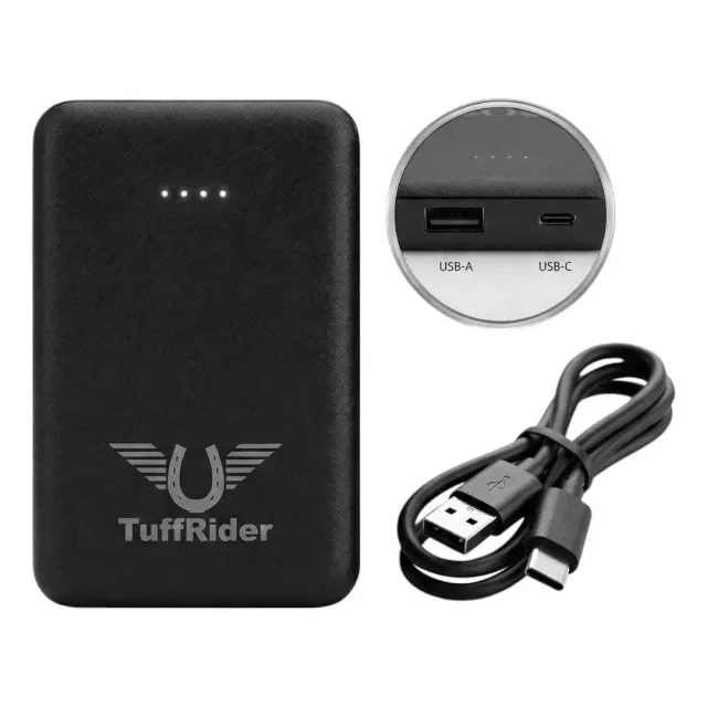 TuffRider Powerbank 5000mAh voor verwarmde kleding zwart