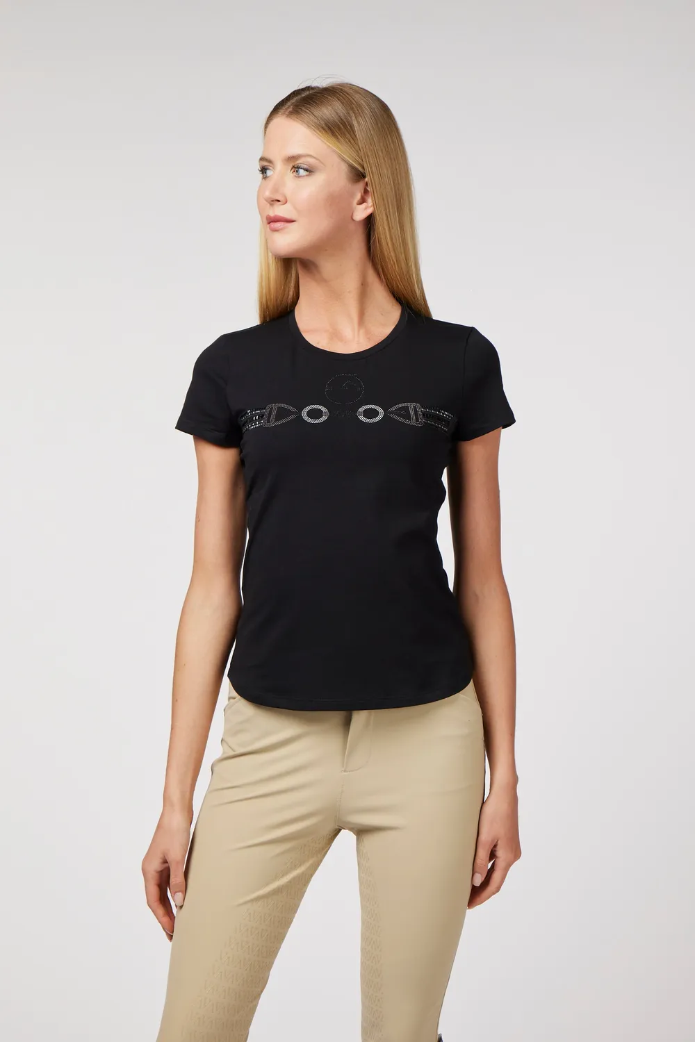 Vestrum Punta Ala dames T-shirt stretch strass