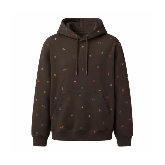 Dapplebay Holiday Charms Hoodie Kids Dark Bay 8-9