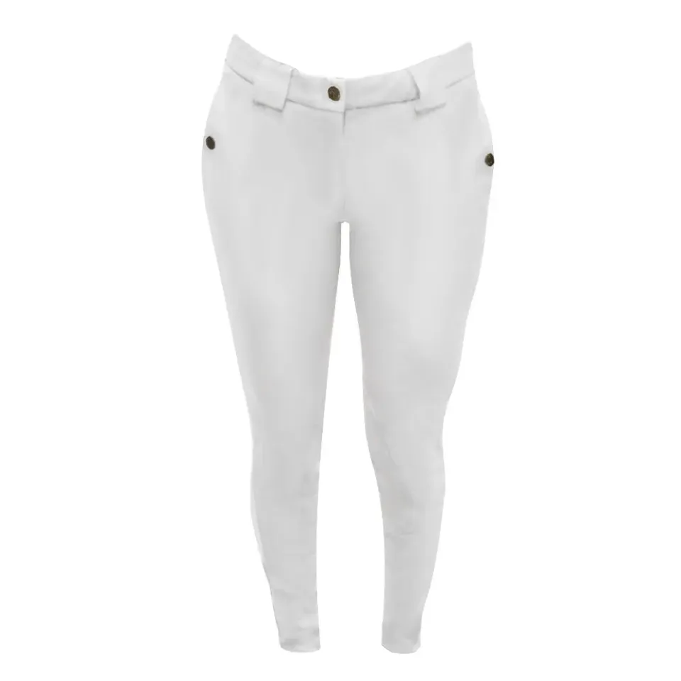 Kingsland Knee Patch rijbroek dames wit grip