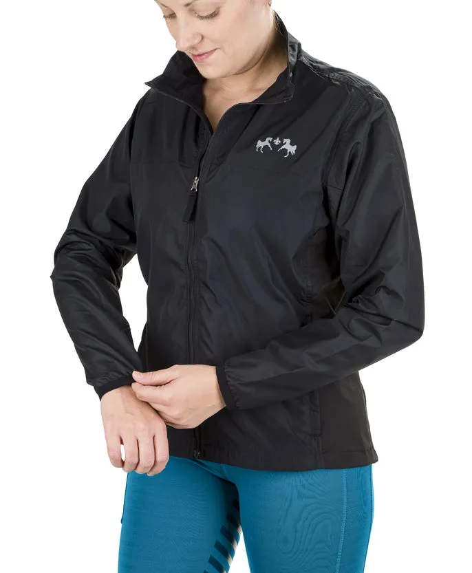 Equine Couture Aberdeen regenjas dames copper zwart S