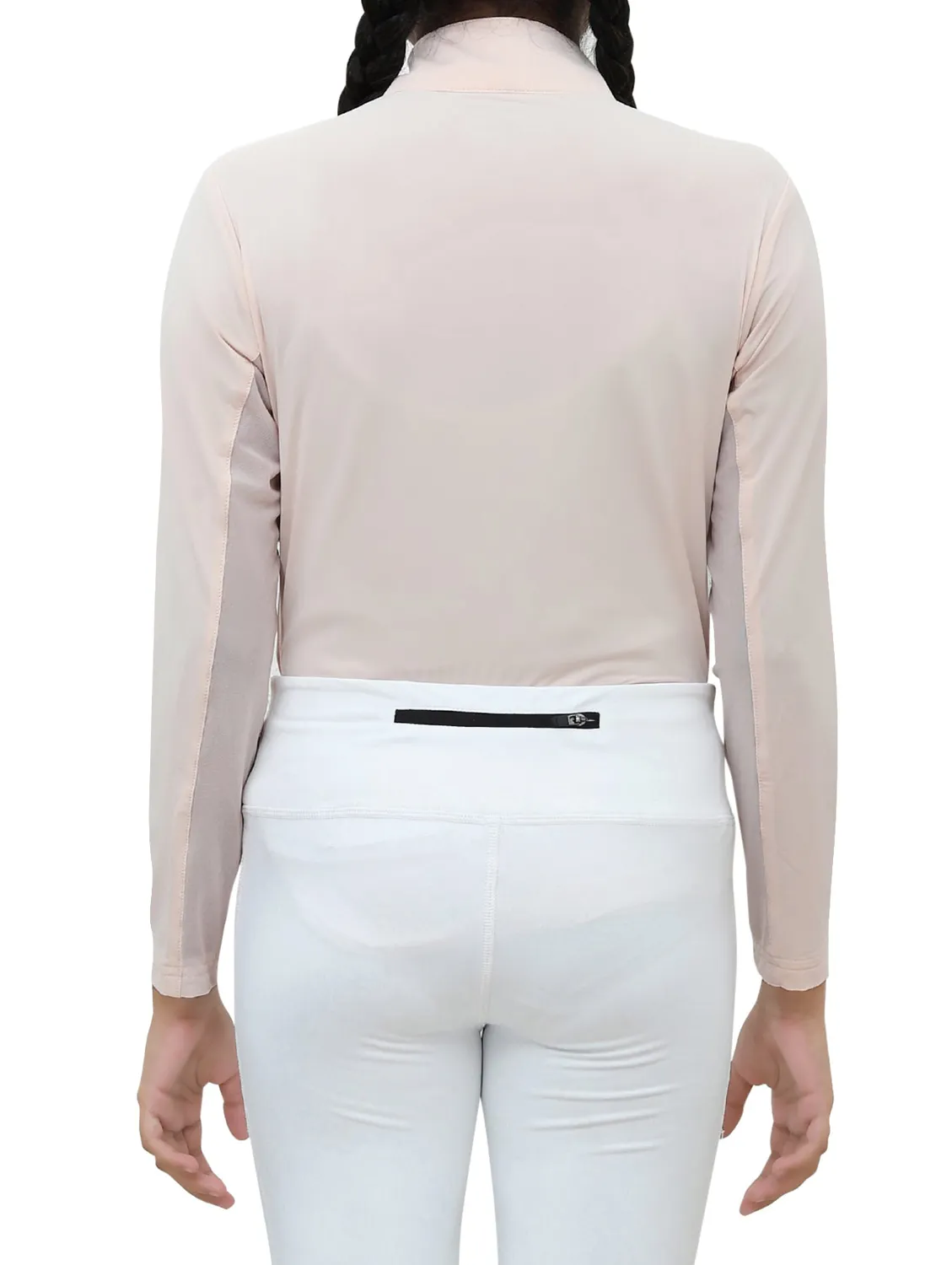 TuffRider Kirby Icefil zonneshirt zwart kids UPF50