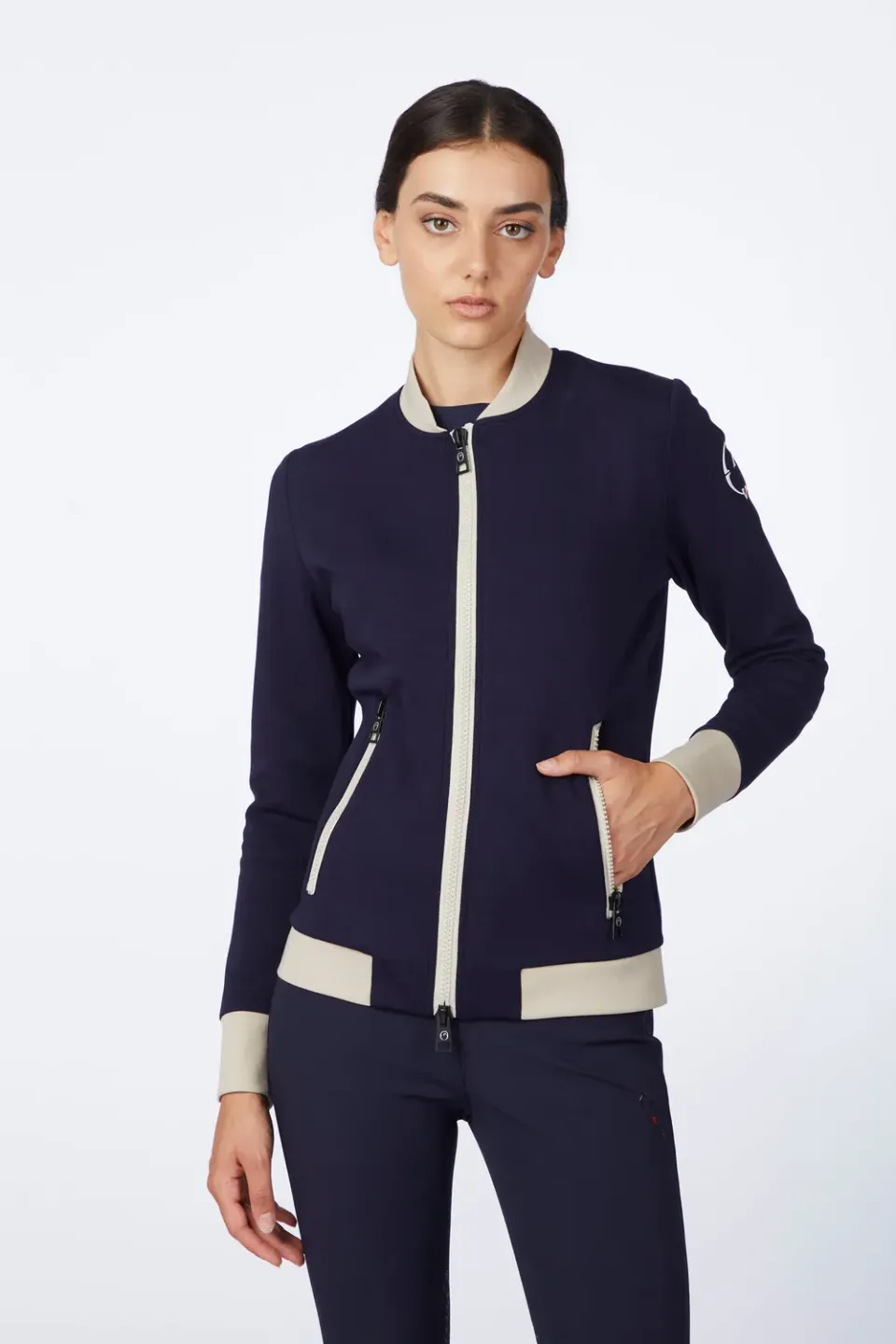 Vestrum Betelgeuse Sweater Dames Navy Met Rits
