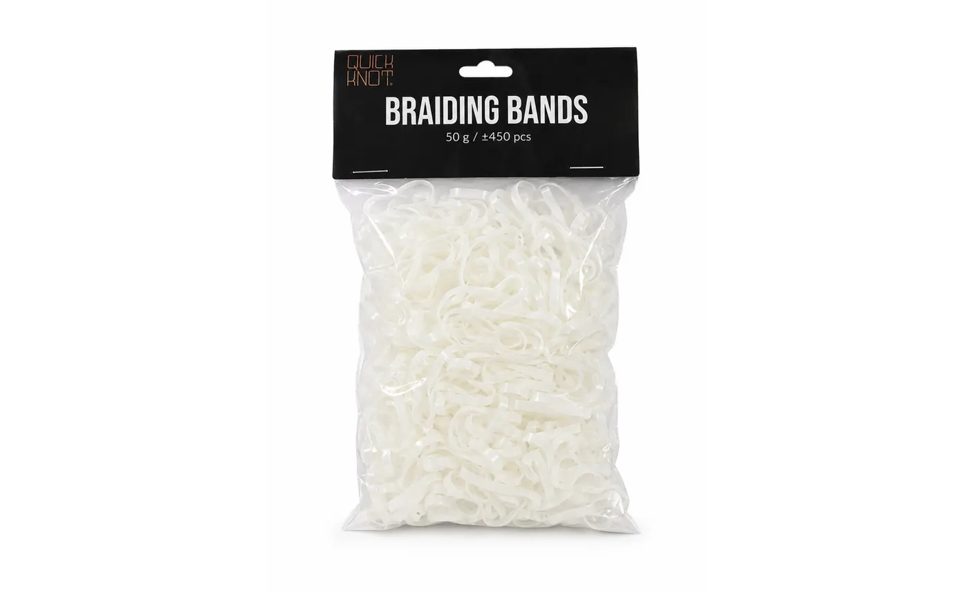 Quick Knot vlechtbandjes breed elastisch