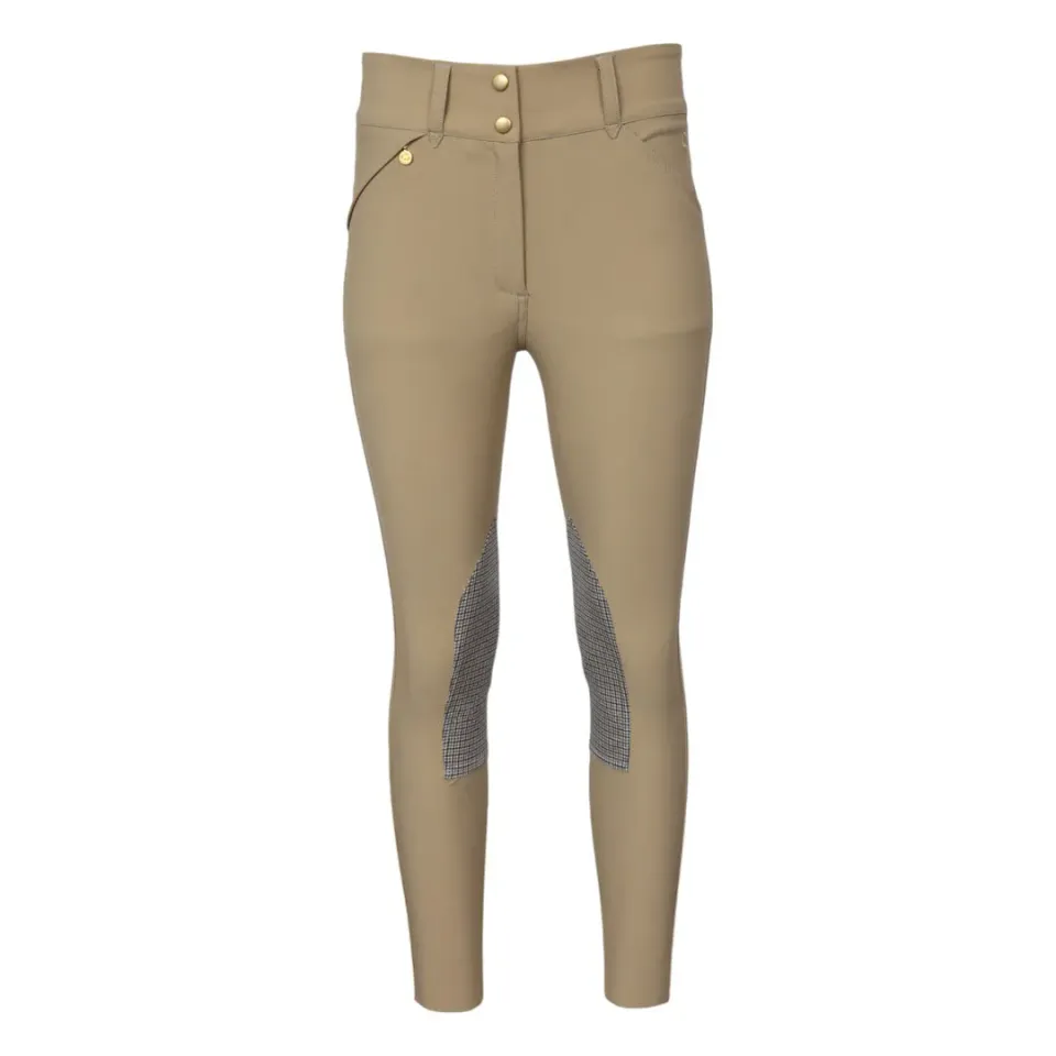 Dapplebay Heirloom Sport rijbroek tan kniezit compressie