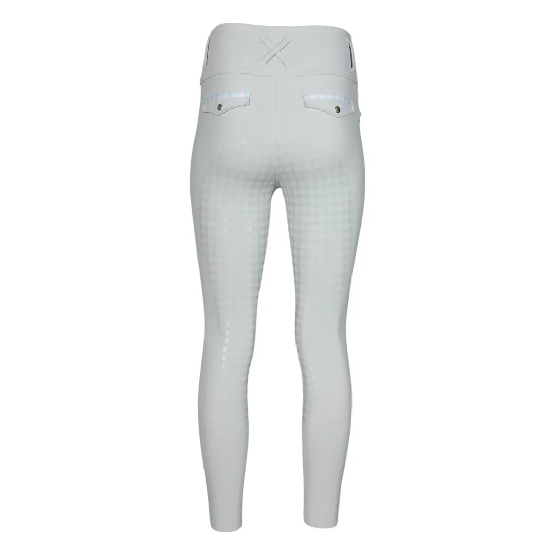 Dapplebay Gingham Essential Kinder Rijlegging Grijs full seat