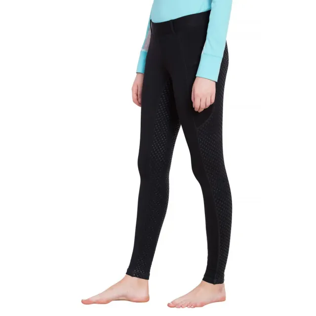 TuffRider 3 Season rijtight zwart full grip dames