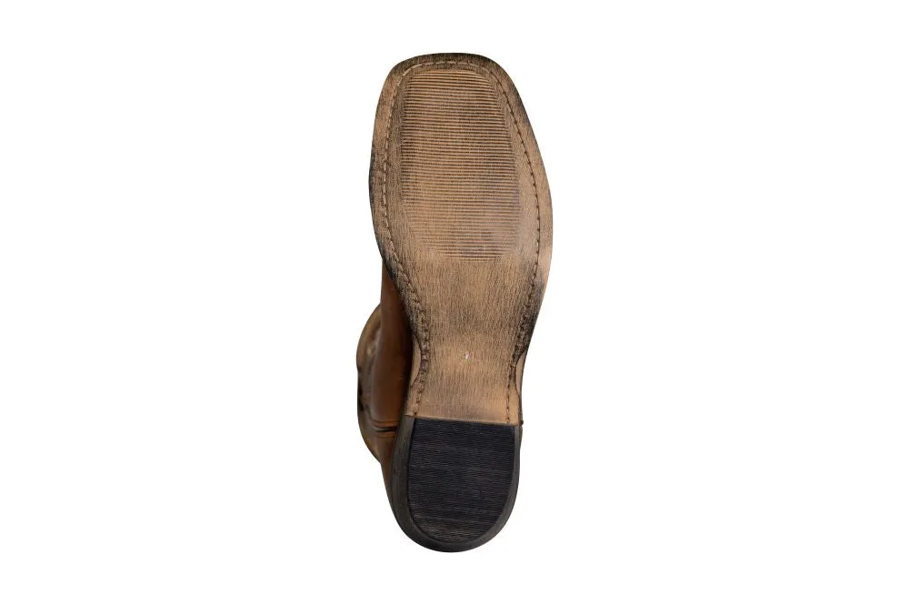 TuffRider Lamar westernlaarzen heren bruin square toe