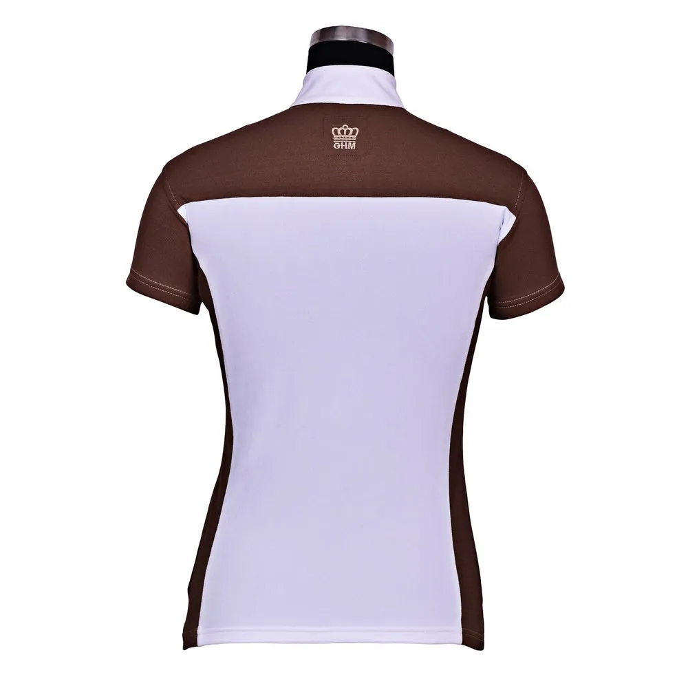 George H Morris Champion wedstrijdshirt wit caribou 34